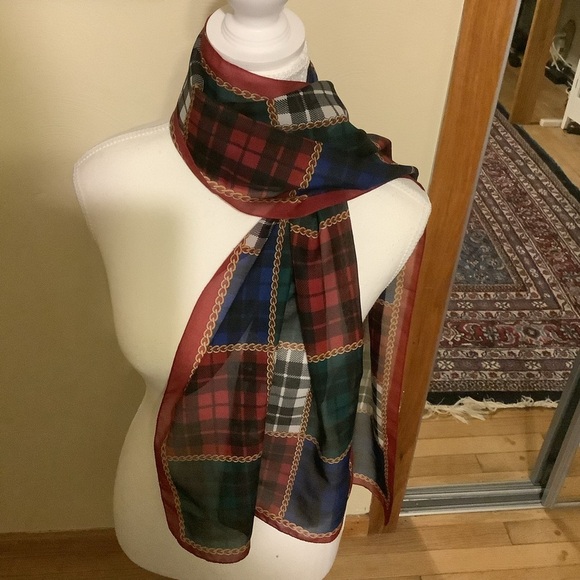Two Oblong Scarves in Fall Colors - Picture 12 of 13